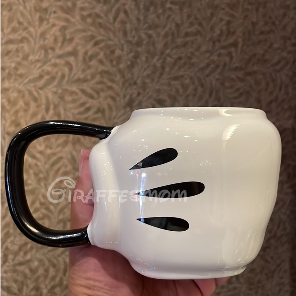 Disney Parks Mickey Mouse Glove Ceramic Mug
